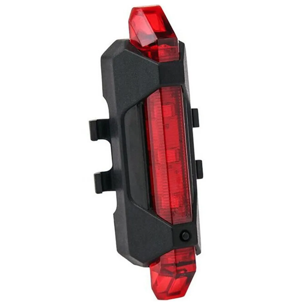 Велосипедный светильник, перезаряжаемый светодиодный задний светильник, USB безопасность заднего хвоста Предупреждение ющий велосипедный светильник, портативный флэш-светильник, супер яркий@ 35