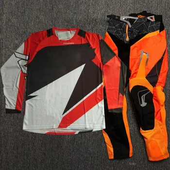 

motocross Suits combination Muontain Bike Racing Team suits Riding equipmet cross country trousers with jerseys