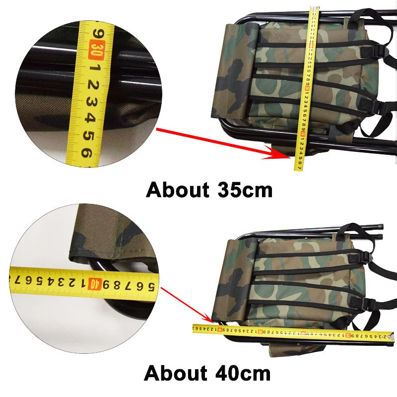Открытый стул складной рыболовный стул рюкзак камуфляж сумка для пикника портативный кемпинг табуреты рюкзак открытый стул 32*28*32 см
