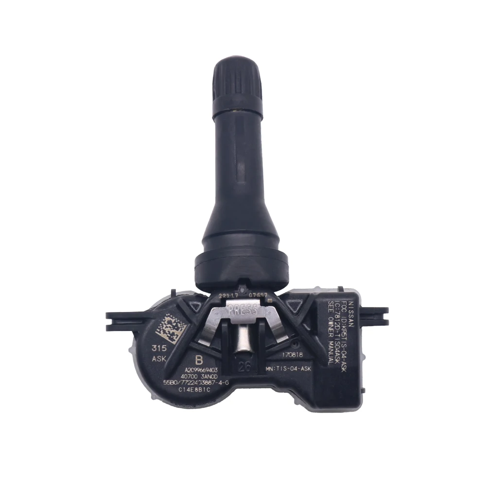 TPMS Датчик давления в шинах 407003AN0D 40700-3AN0D 433 МГц система контроля давления в шинах для NISSAN NV VERSA NOTE SENTRA