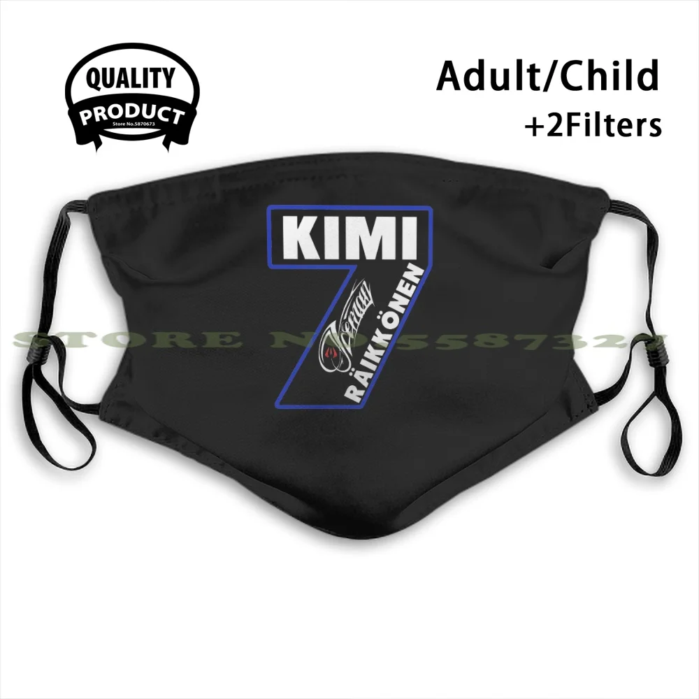 Kimi Raikkonen Anti Dust With Filter For Kids Girl Boy Teens Masks Raik Clean Team Alfa Romeo | Аксессуары для одежды