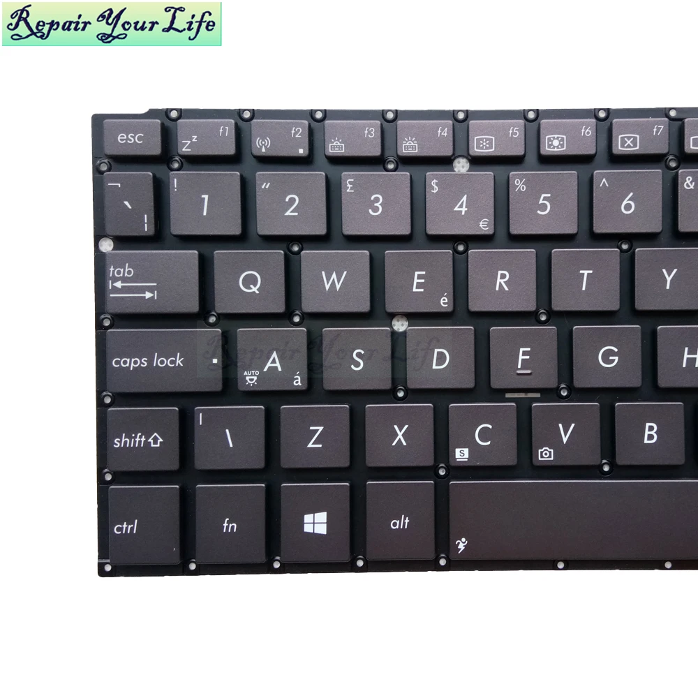 EUA REINO UNIDO Inglês backlit keycaps teclado
