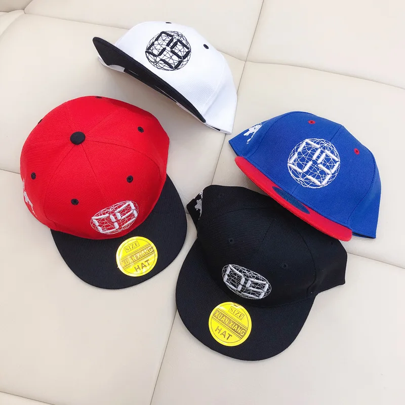 Новая 3D вышитая бейсболка детская Snapback хип-хоп шляпы для мальчиков и девочек уличные детские шляпы от солнца для от 2 до 8 лет gorras