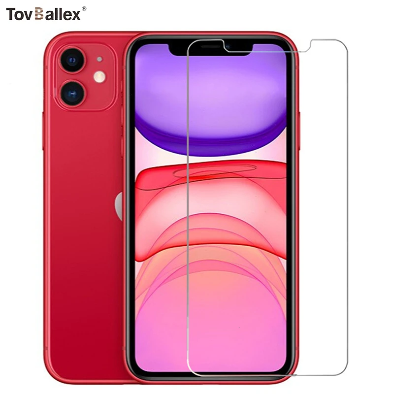 50 шт. 2.5D Закаленное стекло для Apple iPhone 11 Pro Max XS XR X 8 7 6 6S SE 5S Защита от царапин |