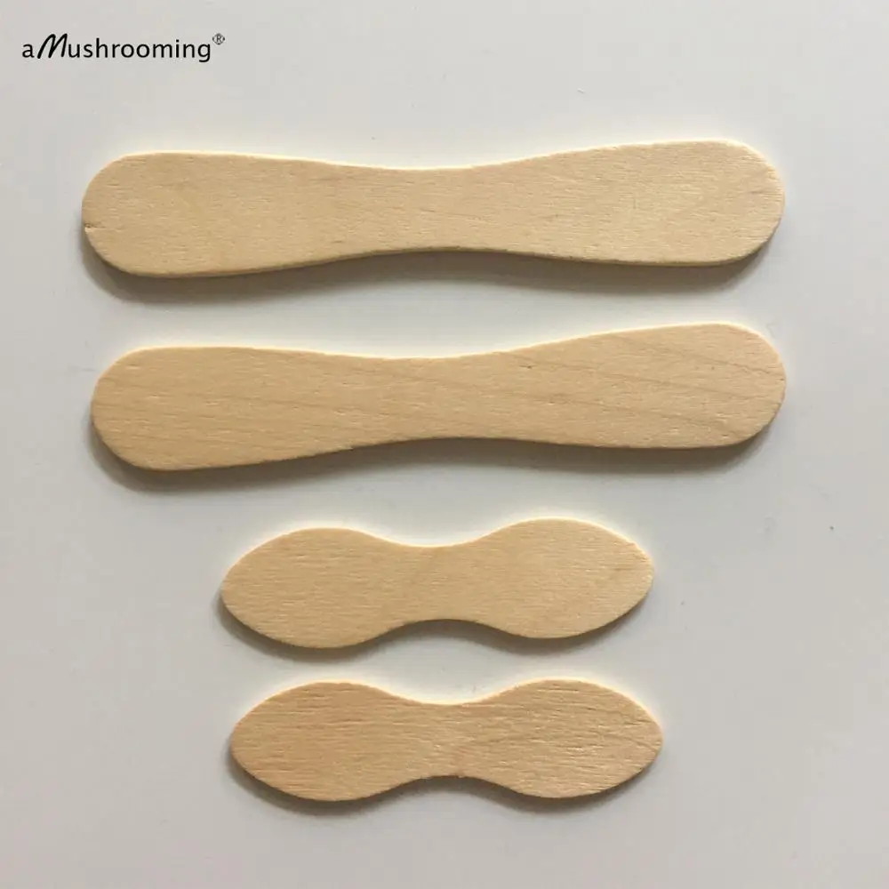 150pcs Natural Wood Ice Cream Sticks Food Grade Flat Pudding Cake Tasting Sampling Stix Handy Art Crafts Cakesicle Stick Scoop