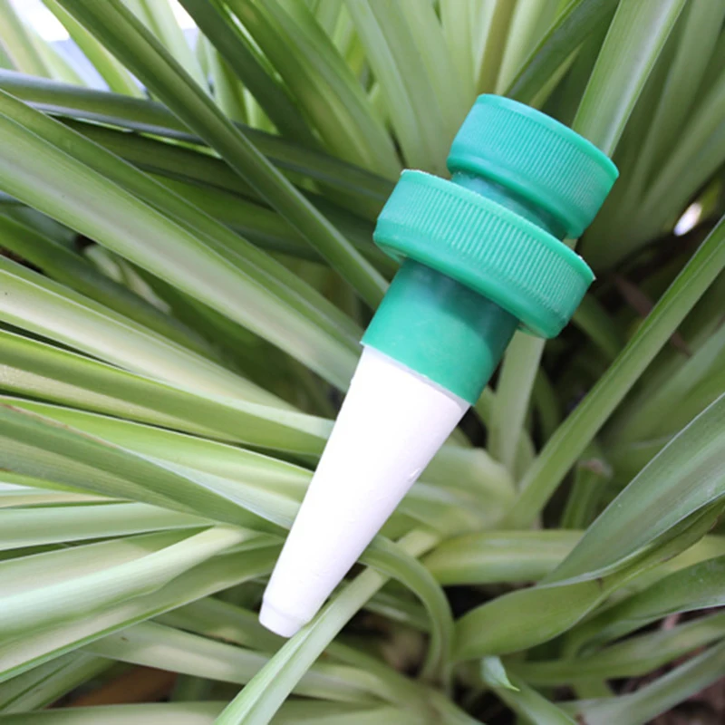 4pcs Popular Plant Water Seepage Organ Automatic Drop Dawdler Valve Adjust Flower Self Watering Spikes Stakes Irrigation System