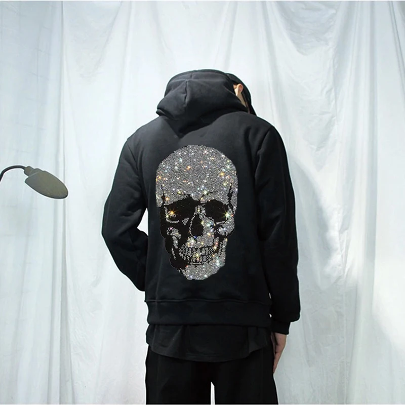 AlexPlein Men's Skull Graffiti Sweater