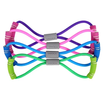 

3pcs 8 Shape Tensioner Latex Elastic Resistance Band Chest Muscle Exercise Yoga Pilates Fitness Resistance Bands Gym Equipment