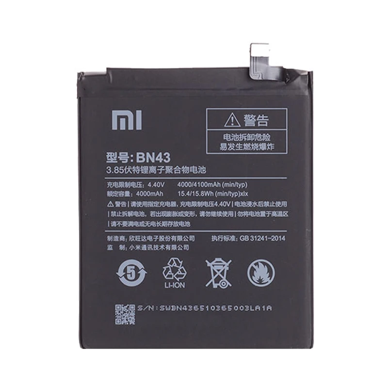 Оригинальный аккумулятор Xiao Mi для телефонов Xiaomi Redmi 3 Pro 3S 3X Note 4 4X 4A 5A 6 6A 7 5 2 сменные