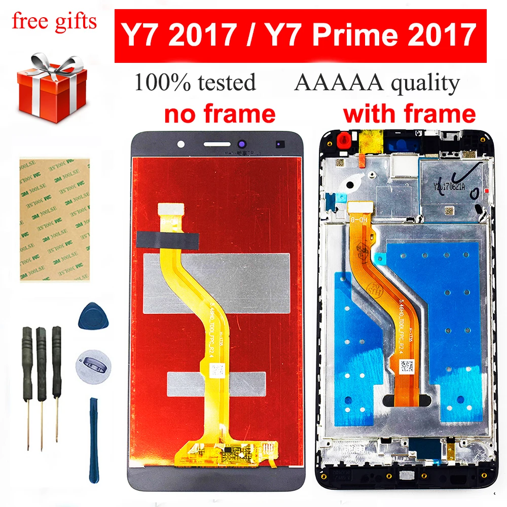

5.5'' For HUAWEI Y7 2017 Y7 Prime 2017 LCD Display TRT-L21 TRT-LX1 For Y7 Prime 2017 LCD Touch Screen Digitizer Sensor Assembly