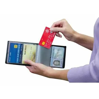 

Credit Card Pocket Using In Daily Life For Putting It In Small Wallet Leather Cards Unisex Design For Business People B9V6
