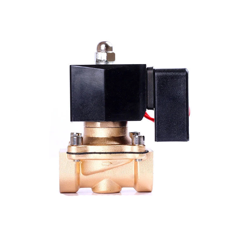 

3/4" Normally Closed Brass 24VDC 12VDC 110VAC 220v Non Hot Solenoid Valve For 24 hours Working Solenoid Valve