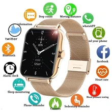 2021 nowy dla Huawei Xiaomi Bluetooth zadzwoń inteligentny zegarek mężczyźni tętno Fitness Tracker HD ekran dotykowy wodoodporny Smartwatch kobieta tanie i dobre opinie GUOLING CN (pochodzenie) Autorski system operacyjny Android Dla systemu iOS Na nadgarstek Zgodna ze wszystkimi 128 MB