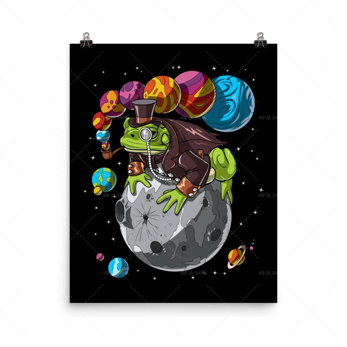 

Home Decor Poster Nordic Abstract Animal Space Planets Toad Wall Art Canvas Painting Art Poster Print Wall Picture Living Room