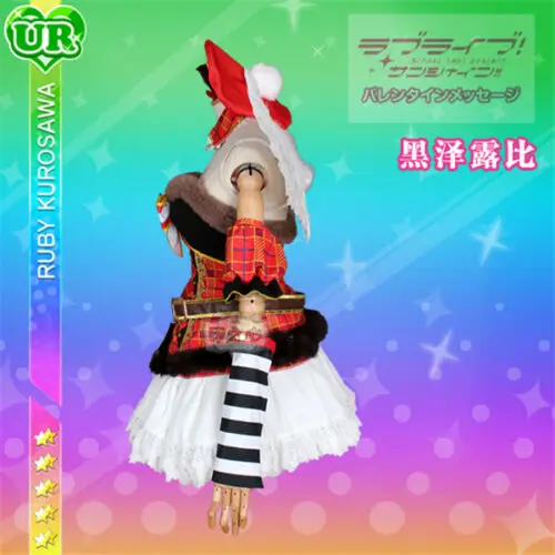 Love Live Sunshine Aqours Ruby Kurosawa Рождественский хор Пробуждение Косплей Костюм A