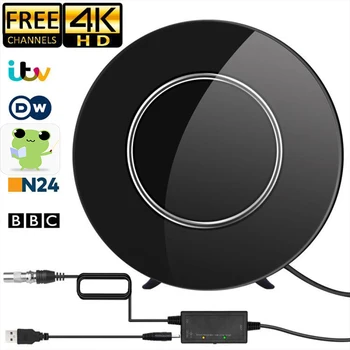 

HDTV Digital Indoor Antenna Upgrade 2020 Amplification 150 miles range support 4K 1080P TV digital signal booster