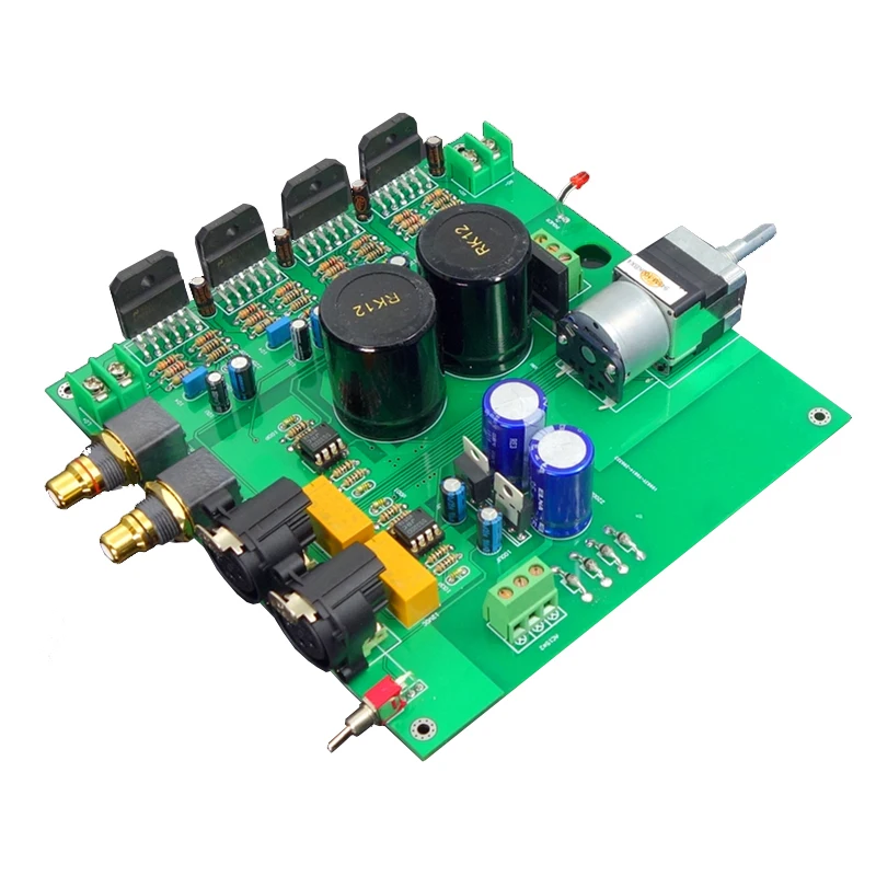 Nvarcher A600 полный сбалансированный XLR вход выход LM3886TF усилитель LM3886 мощности DIY