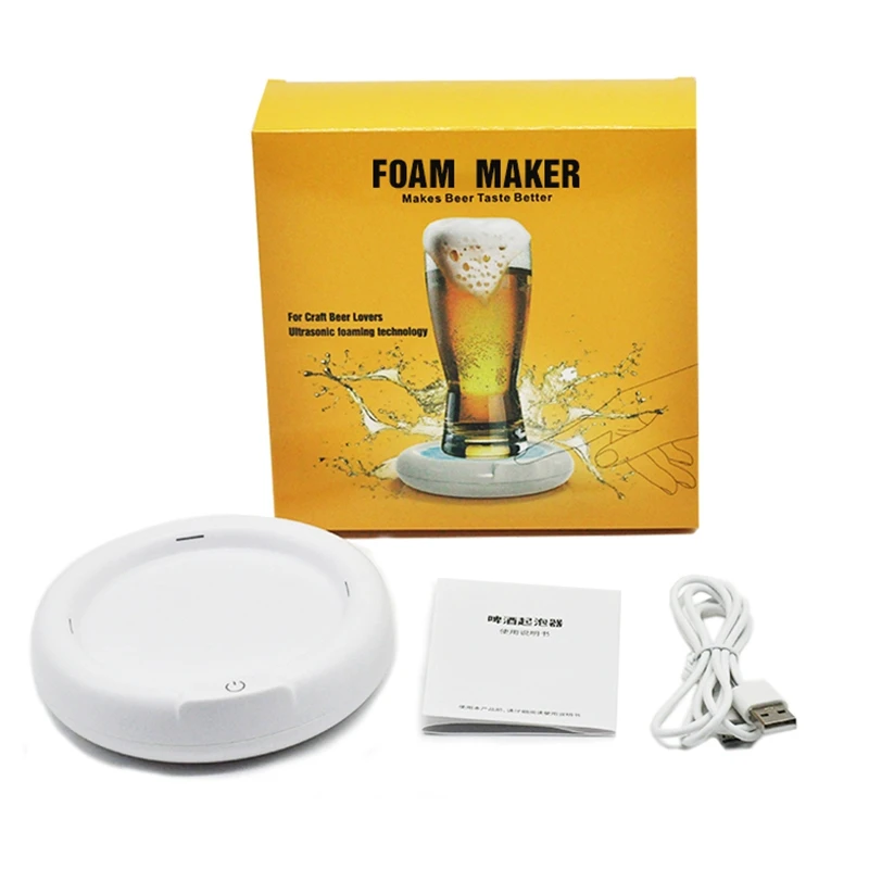 

Household Wine Decanter Beer Bubbler Portable Ultrasonic Foam Machine Festival Party