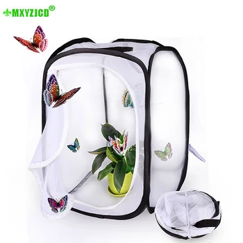 

Foldable Garden Plant Grow Tent Garden Anti-Pest Network Transparent Insect Inspection Box Gardening Supplies Invernadero