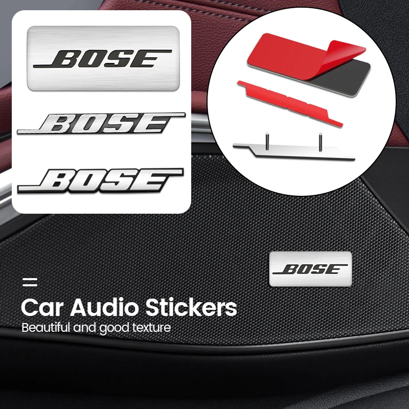 Металлическая наклейка с эмблемой для аудио динамика стерео BOSE Chevrolet Колорадо Cruze