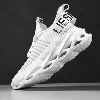 

Summer Breathable Men Casual Lightweight Walking Shoes New Fashion Young Boys Lace Up Tennis Sneakers