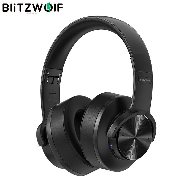 BlitzWolf BW-HP2 bluetooth V5.0 Headphones Wireless Headset 50mm Driver Touch Control Foldable Over-Ear Gamer Headset with Mic