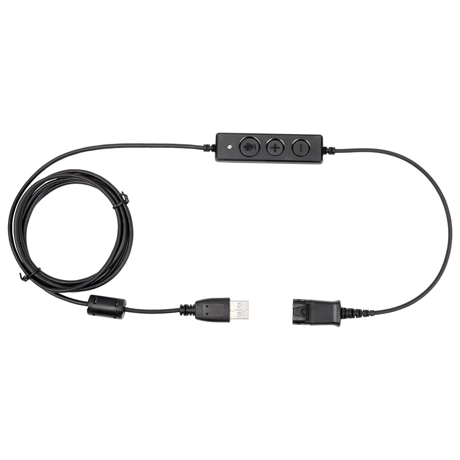 Qd To Usb Adapter Headset Quick Disconnect To Usb Cable With Volume And