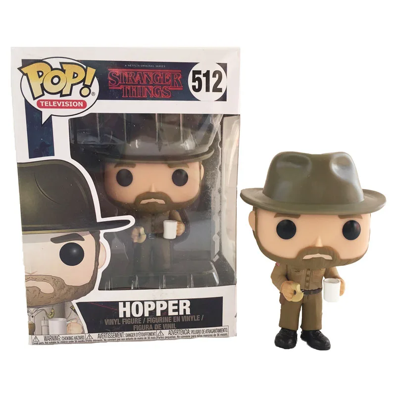 Горячая Распродажа, Аниме фигурки Funko POP Stranger things, рождественский подарок для детей, Аниме фигурки, игрушки для детей - Цвет: with box512