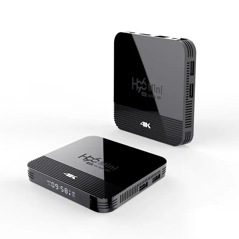 H96 мини RK3228A Смарт ТВ приставка Android 9,0 2GB 16 GB/1 GB 8GB Медиаплеер 4K Google голосовой помощник 5G Wifi Cast Netflix Youtube