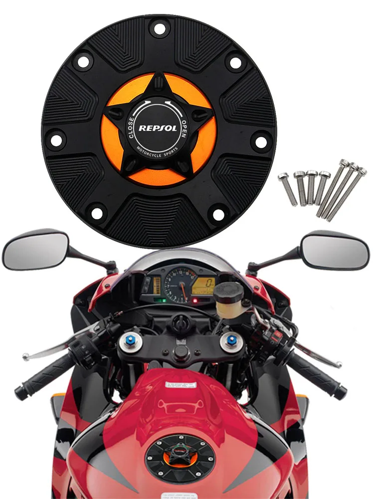 Крышка топливного бака для HONDA CB1000R CB1000 CB1100 CB1300 CB500/S CB400 CBR 600RR 900RR 1000RR мотоциклетная быстросъемная крышка