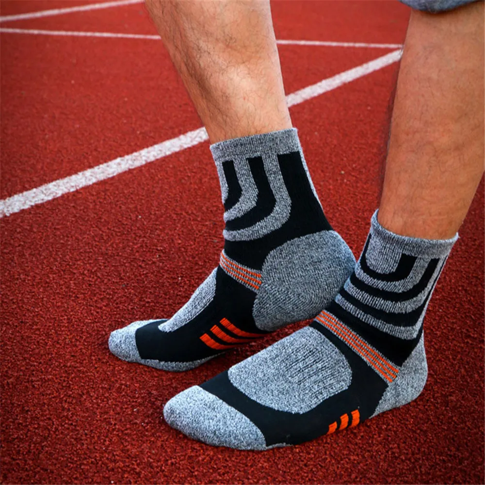 2/3/4/5 Paris Men Anti Blister Winter Terry Socks 5