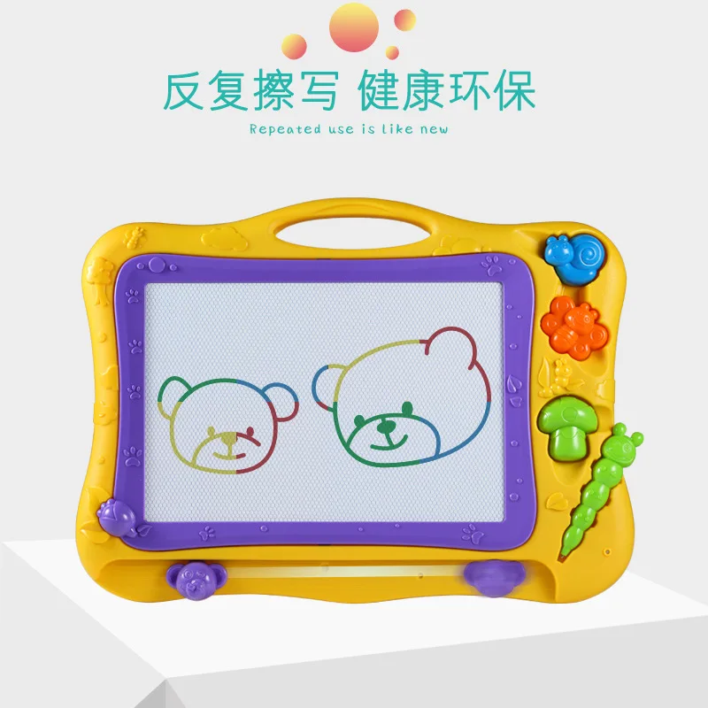 

Phoui Extra Large Magnetic Drawing Board Children'S Educational Color Painting Kit Baby Early Childhood Writing Board Doodle Boa