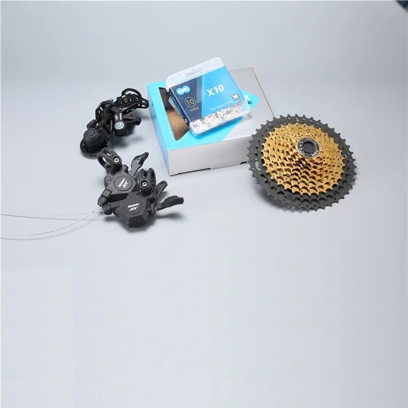 

Sensah 10 Speed MTB Groupset Shifter Rear Derailleur 10S 42T Cassette Gear Chain K7 kits for parts m610 m670 x5 x7 Single System