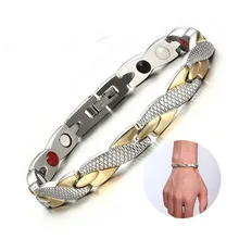 Панковские геометрические браслеты витая здоровая сила терапевтические магнитики браслет с магнитной подвеской для мужчин для женщин модные ювелирные изделия подарок