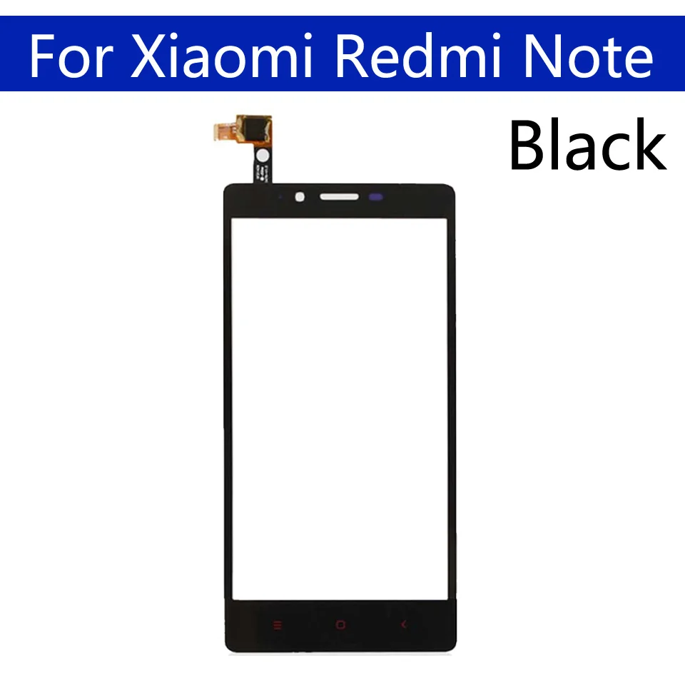 5," для Xiaomi Redmi Note 1 Note 2 Note 3 Сенсорная панель Сенсорный ЖК-дисплей стеклянная линза Панель дигитайзер Запасные части