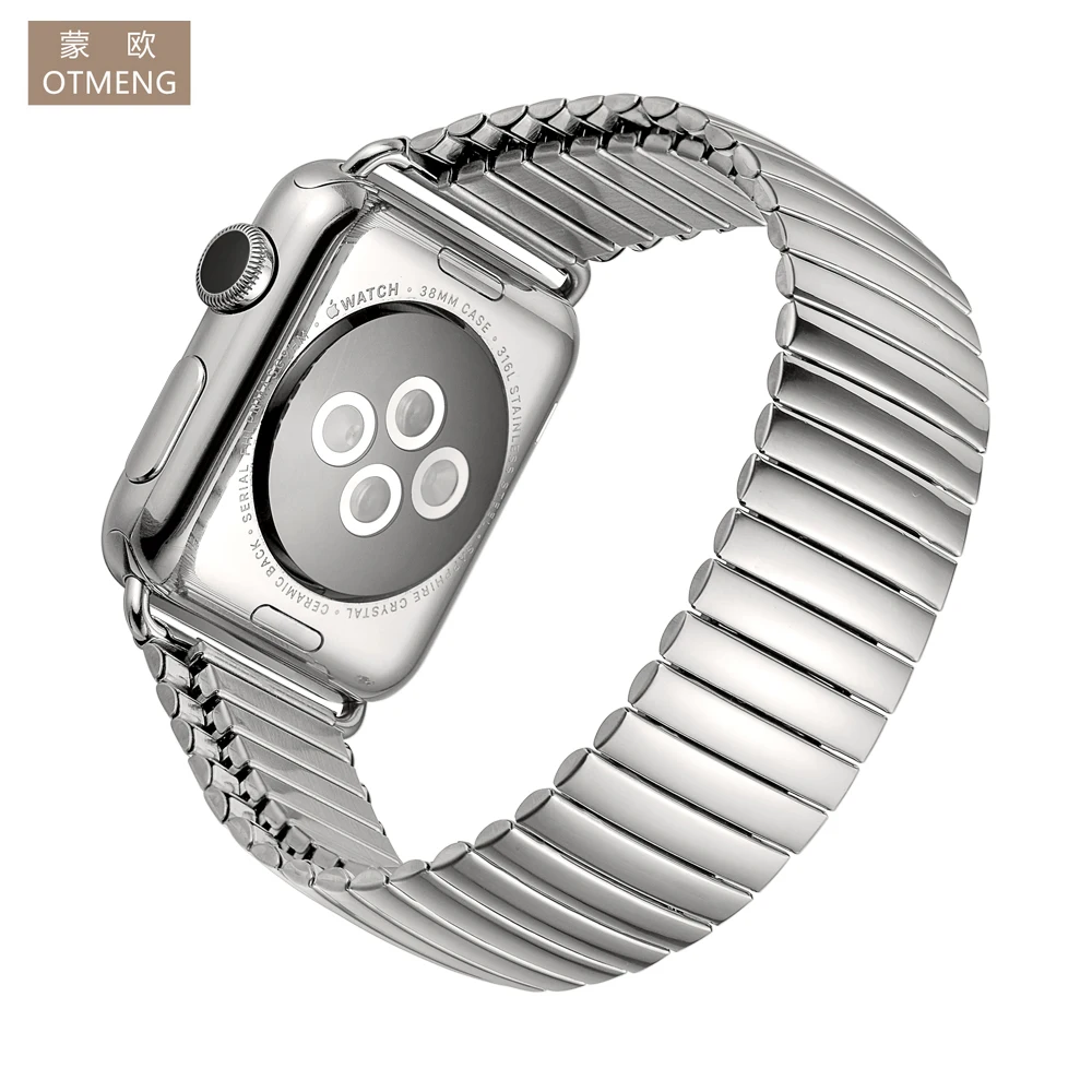 Elastic Watchband for Apple Watch 38mm 40mm 42mm 44mm iWatch Series 5 4 3 2 1 Stainless Steel Bracelet Accessory Band Strap | Наручные