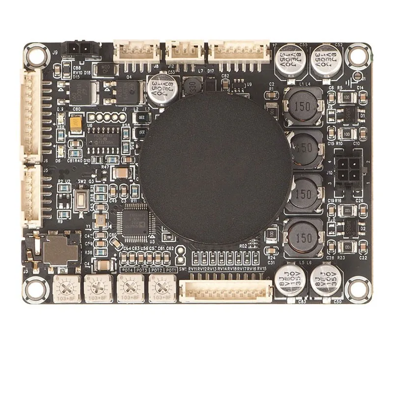 Tzt Wondom 2x50w Classe d Placa Amplificador Jab3 Dsp Crossover Eletrônico para Programação Sigmastudio - Image 3