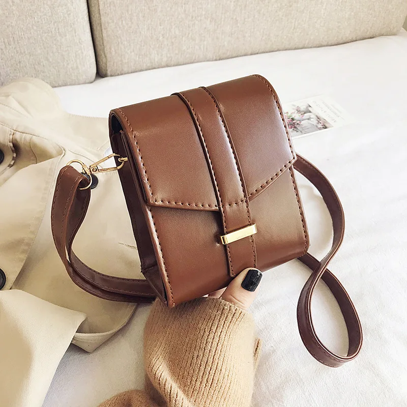 

Mini Small Bag Women's 2020 Autumn And Winter New Style Fashion Shoulder Bag Hong Kong Style Retro Casual Textured Shoulder Squa