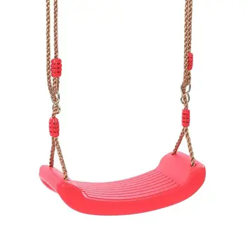 

Children's Swing Seat with Height Adjustable Ropes Kindergarten Playground Outdoor Sports Toy