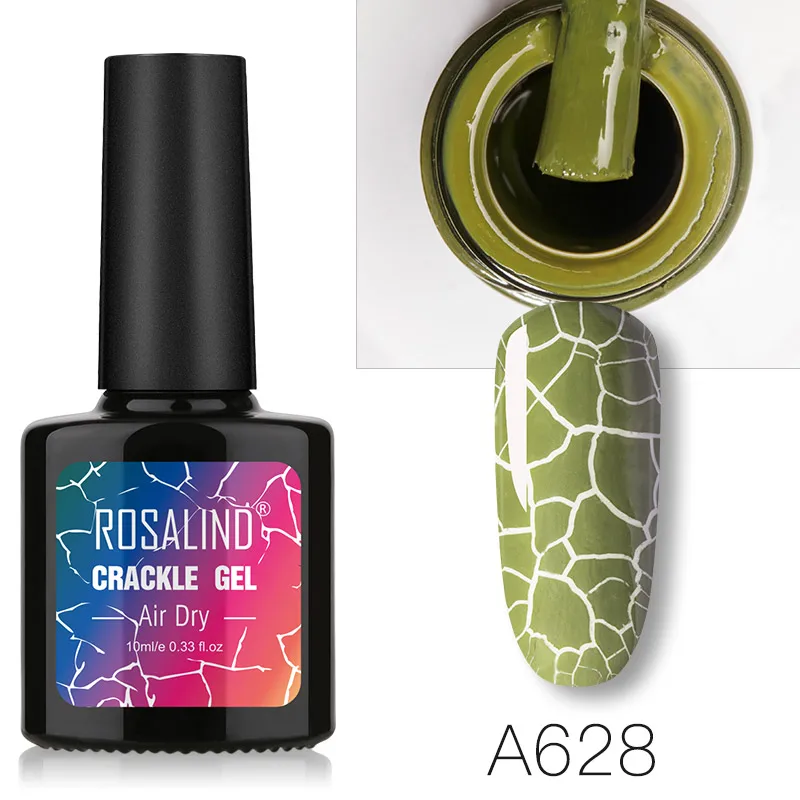 RBA628 ROSALIND гель-кракле лак для ногтей Быстросохнущий Гель-лак для маникюра для УФ полупостоянного покрытия - Цвет: RBA628