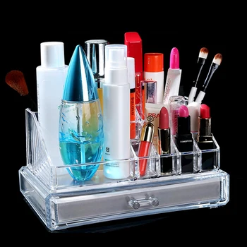 

JH8158 Desktop Cosmetic Storage Box Storage Rack Drawer Plastic Dresser Cosmetic Box Finishing Box Lipstick Storage Box