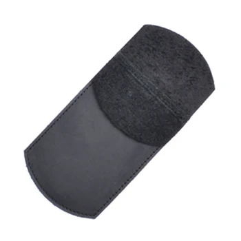 

Pencil Case Handmade Work Pouch PU Leather School Supplies Portable Pocket Protector Student Durable Pen Holder Office Retro