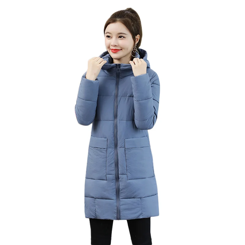 

-15degrees Women winter jackets coat Casual Slim thicken warm parkas coat Solid winter sintepon jacket female outwear coat