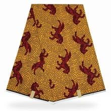 Miss L Последние Стиль настоящий Гана воск печати ткань хлопок 6 ярдов/шт HL19S11177