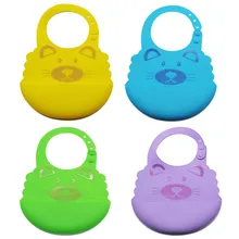 Детские нагрудники из водонепроницаемого силикона, Слюнявчики для кормления, полотенца для новорожденных, Мультяшные фартуки, детские нагрудники, регулируемые Слюнявчики, бандана, Новинка