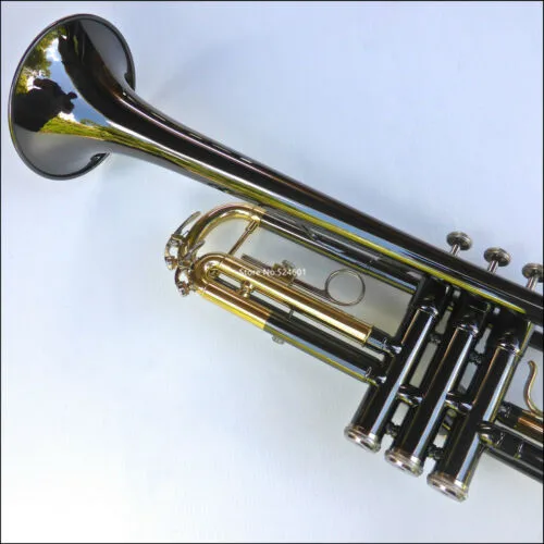 High Quality Bb Trumpet Dark Nickel Professional musical instruments With Case Accessories