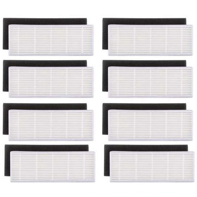 

HEPA Filter Filter Cotton for Ilife A4S A6 A4 A40 /Ecovas DN621 X620 Robot Replacement Filter Vacuum, 16PCS