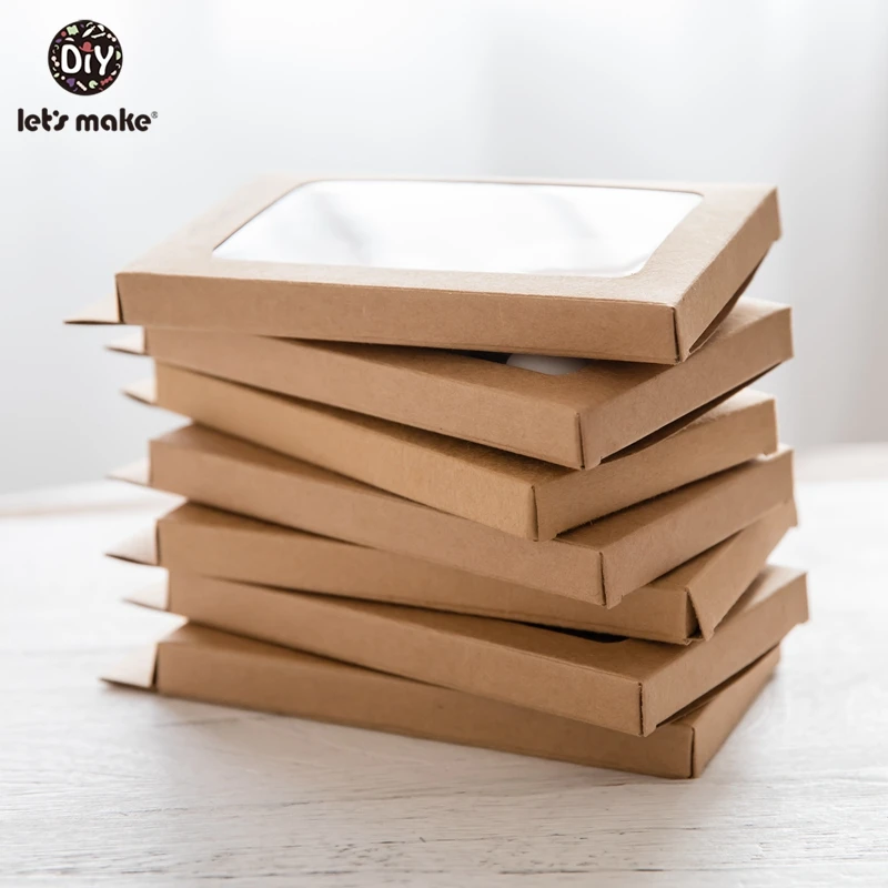 

Let's Make Baby Gift/Merchandise/Packing Box 100pcs Boxes Wedding Wrapping Jewelry Supply Baby Nursuing Pendants Accessories Box