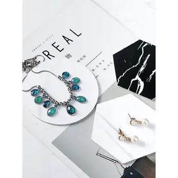 

PVC Marble Mat Soft Rubber Photo Props Ornaments Jewelry Jewelry Nail Art Props Coaster Photography Shooting Props