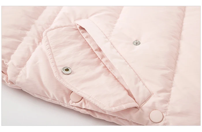 SEMIR женский пуховик с меховым воротником, новинка, зимняя Свободная куртка с капюшоном для девочек, плотное удобное теплое пальто